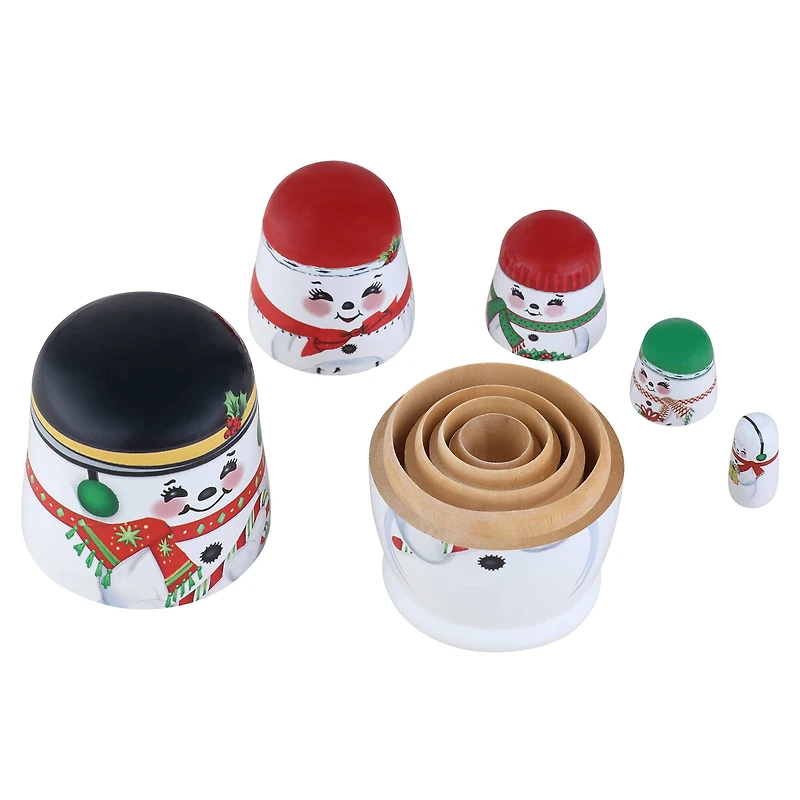 Mr. Christmas Nesting Snowman Family Set