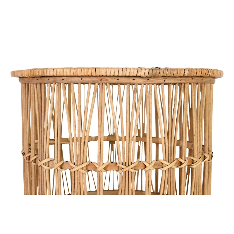 Hello Honey® Woven Bamboo Footed Baskets Set