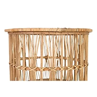Hello Honey® Woven Bamboo Footed Baskets Set