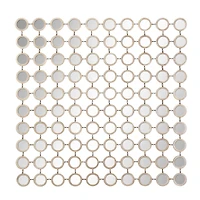 Gold Glam Metal Wall Mirror, 40" x 40"