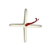 4" DIY Ceramic Slatted Heart Ornament by Make Market®