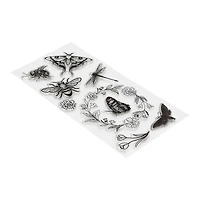 Flowers & Insects Clear Stamps, 8ct. by Recollections™