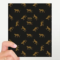 TF Publishing Medium 2024 Lazy Leopard Monthly Planner