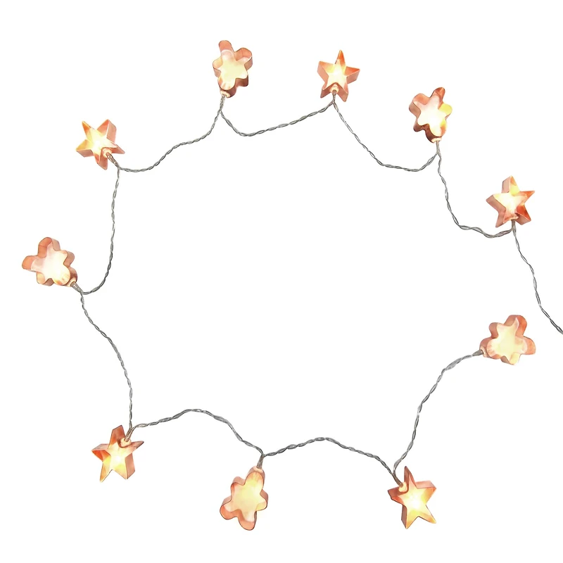 10ct. Warm White LED Cookie Cutter String Lights by Ashland®