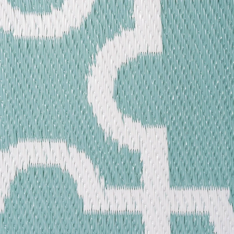DII® Aqua Lattice Outdoor Rug, 4ft. x 6ft.