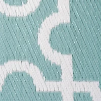 DII® Aqua Lattice Outdoor Rug, 4ft. x 6ft.