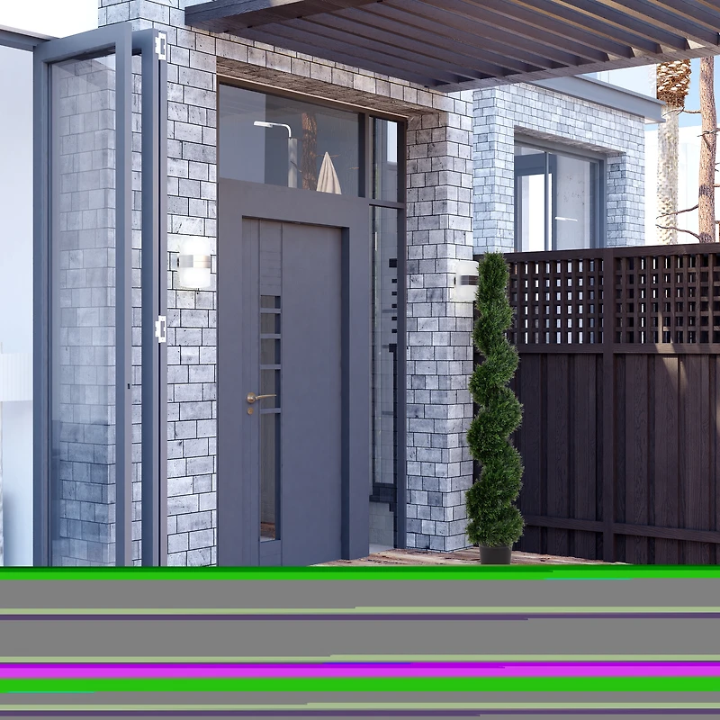 6ft. Potted Green Cedar Spiral Tree