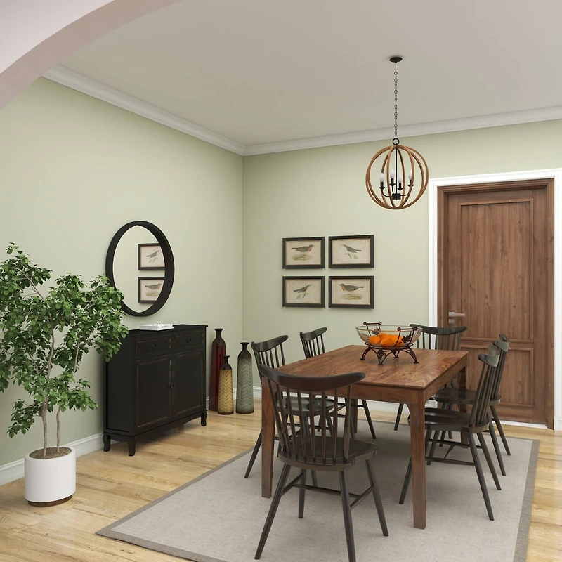 19" Clear Tempered Glass Kitchen Serving Bowl with Copper Metal Grapes Base