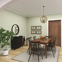 19" Clear Tempered Glass Kitchen Serving Bowl with Copper Metal Grapes Base