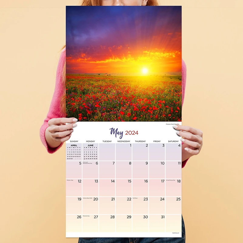 TF Publishing 2024 Sunsets Wall Calendar