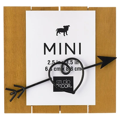 Black Mini Heart Frame by Studio Décor®