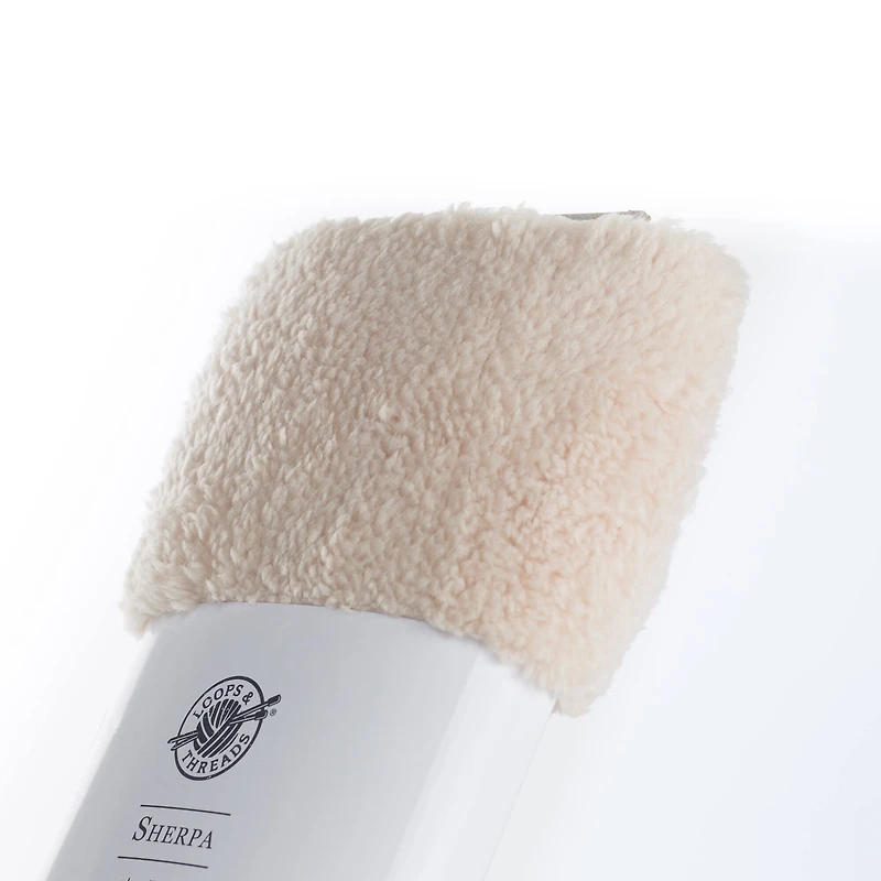 12 Pack: Natural Sherpa Fabric Bundle by Loops & Threads®