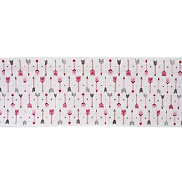 DII® 72" Hearts & Arrow Print Table Runner