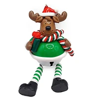 Wizardi 2.17" x  5.31" Glossy Gingerbread Reindeer Christmas Ornament, 1pc.