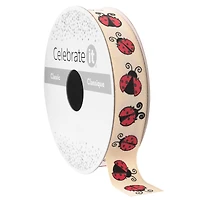 5/8" x 7yd. Lady Bug Ribbon by Celebrate It™