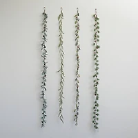 Hello Honey® 6ft. Faux Pine Needle & Red Berries with Natural Pinecones Garland