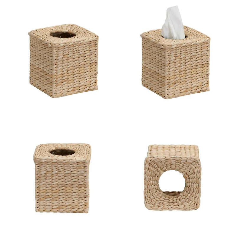 Household Essentials Wicker Bathroom Accessories Set