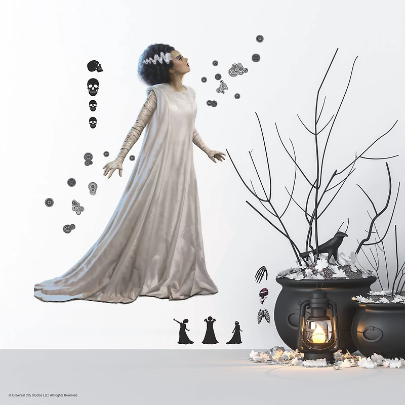 RoomMates Classic Monsters Bride of Frankenstein Giant Peel & Stick Wall Decals