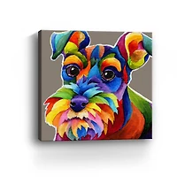 Schnauzer Canvas Giclee