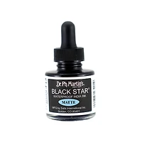 Dr. Ph. Martin's® Black Star® Waterproof India Ink, Matte