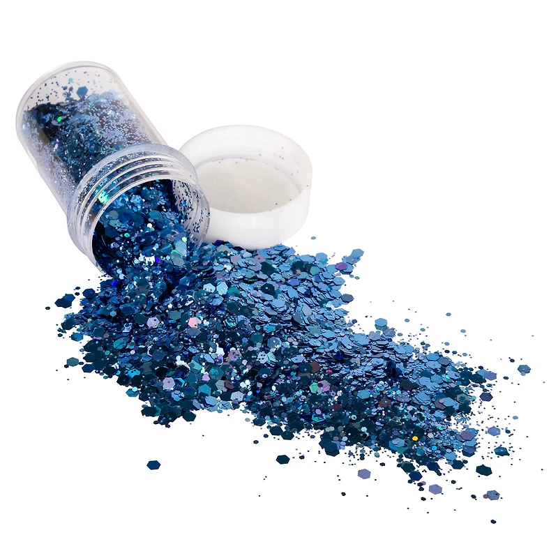 Blue & White Winter Embellishment & Glitter Shaker Set by Creatology™