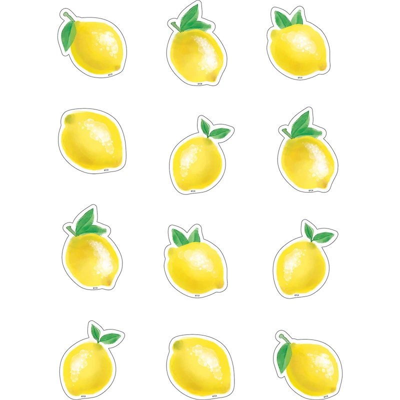 Teacher Created Resources Mini Lemon Zest Accents, 6 Packs of 36