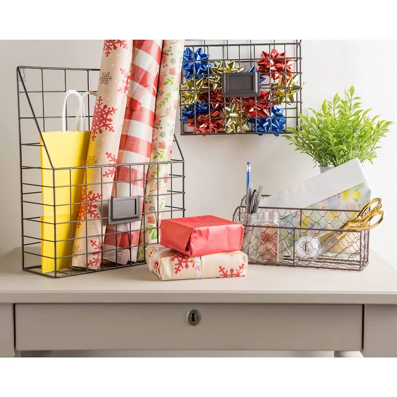 DII® Chicken Wire Desktop Letter Holder