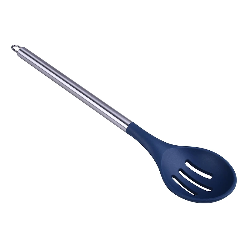 Navy Slotted Spoon by Makery™