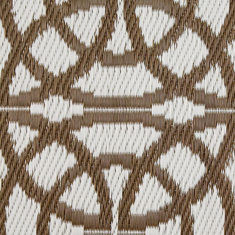 DII® Dark Brown Infinity Circle Outdoor Rug, 4ft. x 6ft.