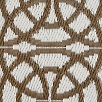 DII® Dark Brown Infinity Circle Outdoor Rug, 4ft. x 6ft.