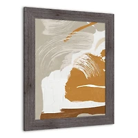 Fall Abstract Western Gray Framed Print