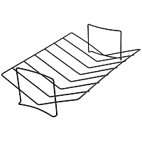 Gibson® Greystone 16.25'' Speckled Gray Carbon Steel Turkey Roaster Set