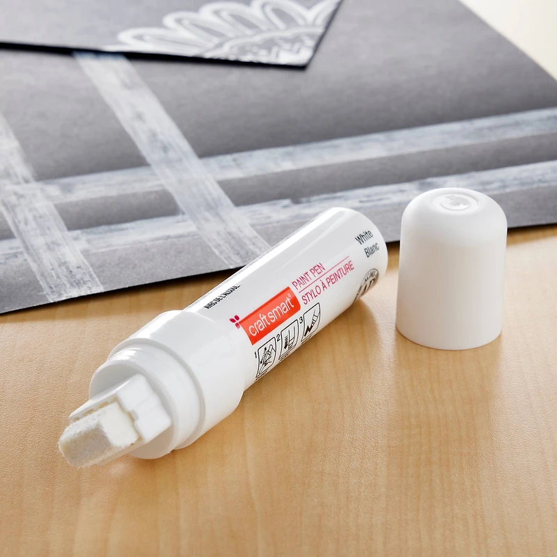 9 Pack: White Wide Line Paint Pen by Craft Smart®