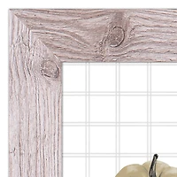 Autumn Pumpkins Western White Framed Print