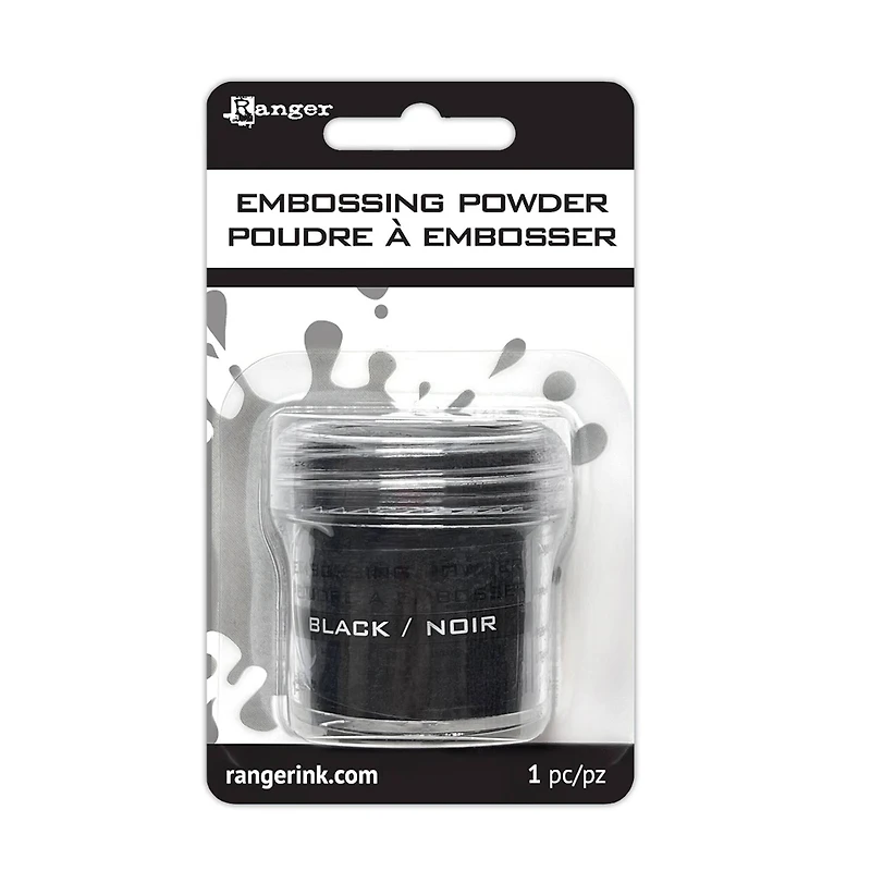 Ranger Black Super Fine Detail Embossing Powder