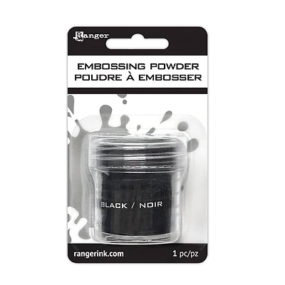 Ranger Black Super Fine Detail Embossing Powder