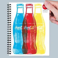 TF Publishing 2025 Medium Coca-Cola Weekly Monthly Spiral Planner
