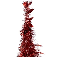 4ft. Unlit Tinsel Pop-Up Artificial Christmas Tree