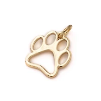 Charmalong™ 14K Gold Plated Paw Charm by Bead Landing™