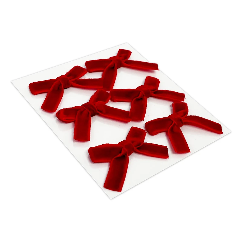 Red Velvet Bow Stickers by Recollections™