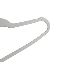 Honey Can Do White Slim-Profile Non-Slip Velvet Hangers
