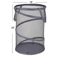 Household Essentials 25" Pop-Up Mesh Laundry Hamper