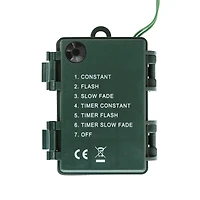 Glitzhome® 36" Pre-Lit Flocked Christmas Teardrop with LED Lights and Timer