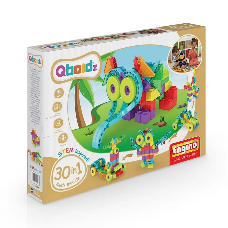 Elenco® Engino Qboidz™ 30 in 1 Multi Models Building Set