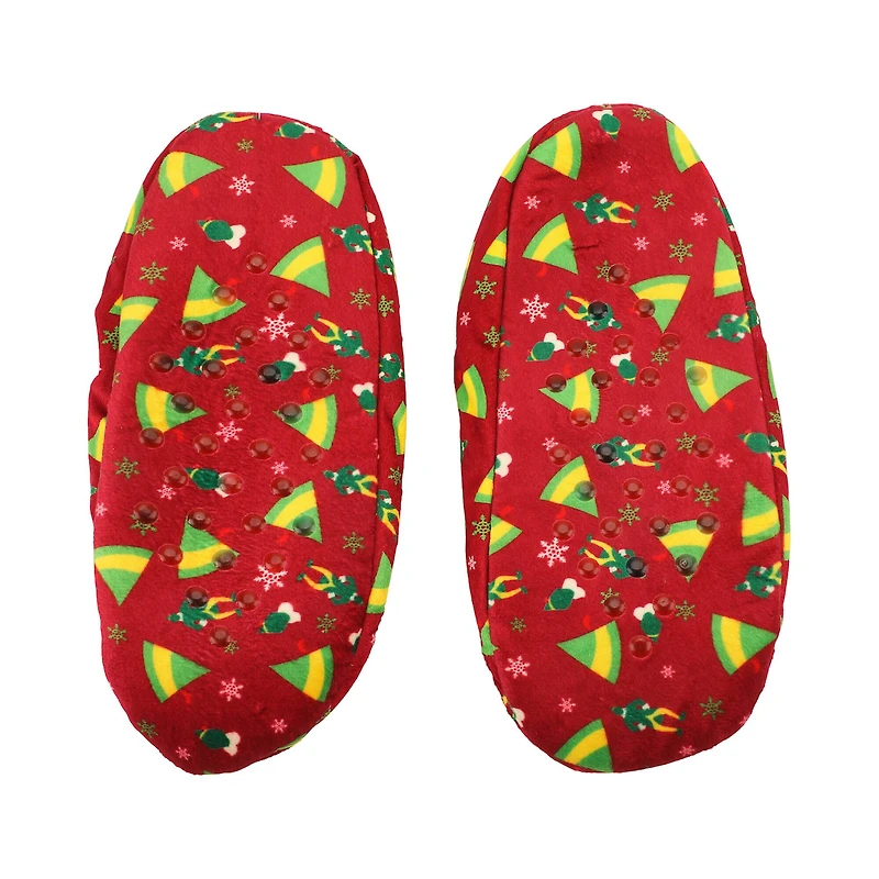 Elf™ Hats & Silhouettes Red Adult Sherpa-Lined Slipper Socks