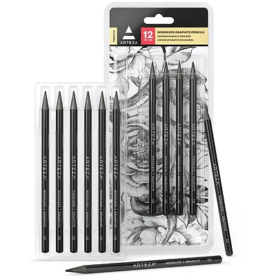 Arteza® 12 Piece Woodless Graphite Pencils