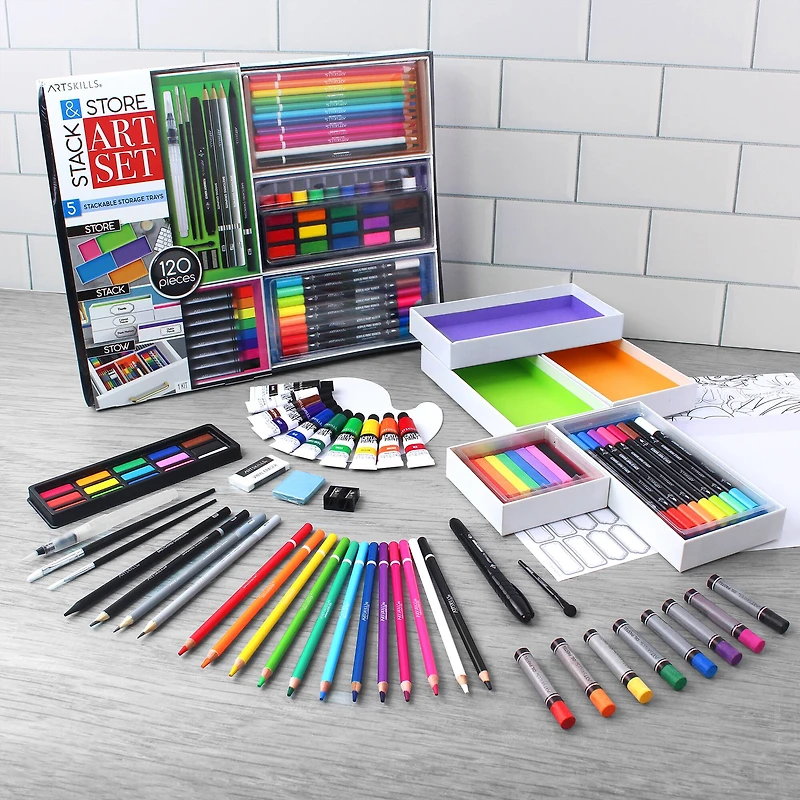 ArtSkills® Art Set with Drawer Storage Organizers