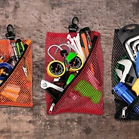 Vaultz Boys' Assorted Mesh Bags, 4ct.