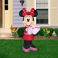 3.5ft. Airblown® Inflatable Valentine's Day Minnie Holding Heart