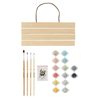 8" x 10" Butterflies Paint-by-Number Kit with Wood Display Hanger by Artist's Loft®